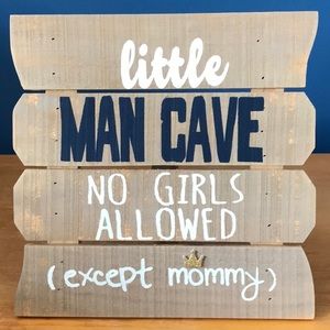 Hobby Lobby-Little Man Cave sign